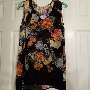 Floral tank tunic from Johnny Was in Medium